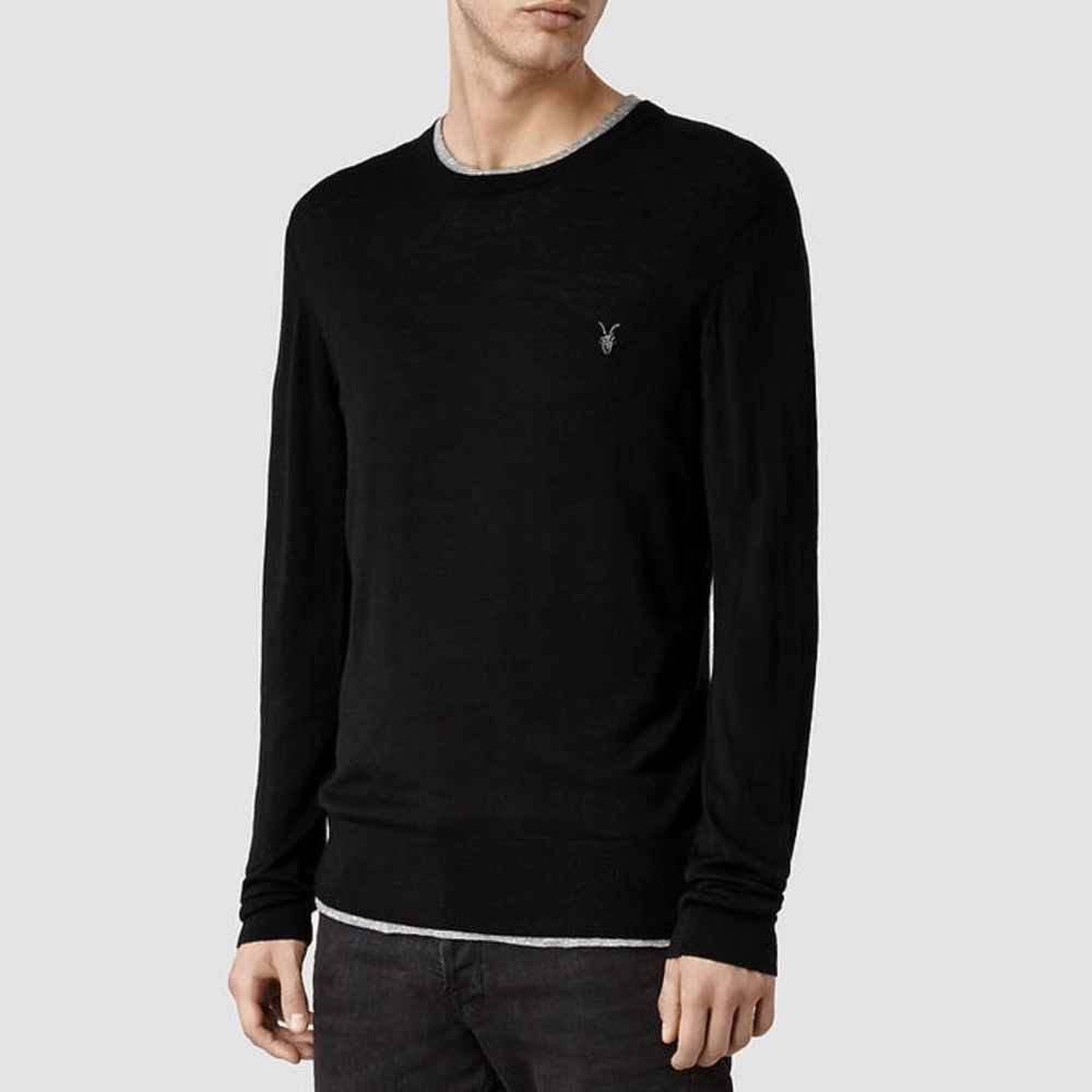 NWT‎ All Saints Mode Merino Crew Size XS